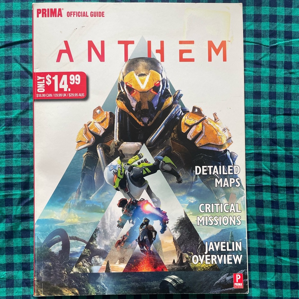 Anthem official game guide by prima